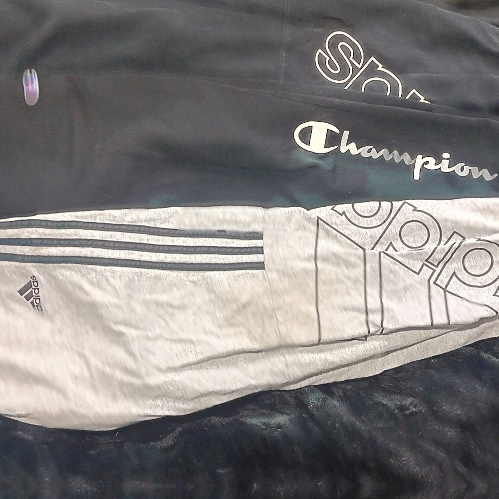 Champion & Adidas Kids' Jogger Pants - Black, Grey - Picture 3 of 3